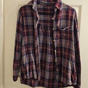 Brandy Melville Purple Wylie Flannel